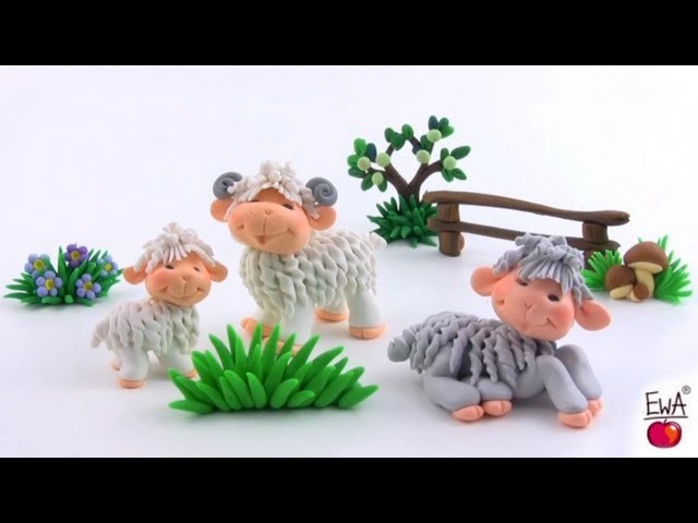 LET'S CLAY! Lamb tutorial - polymer clay