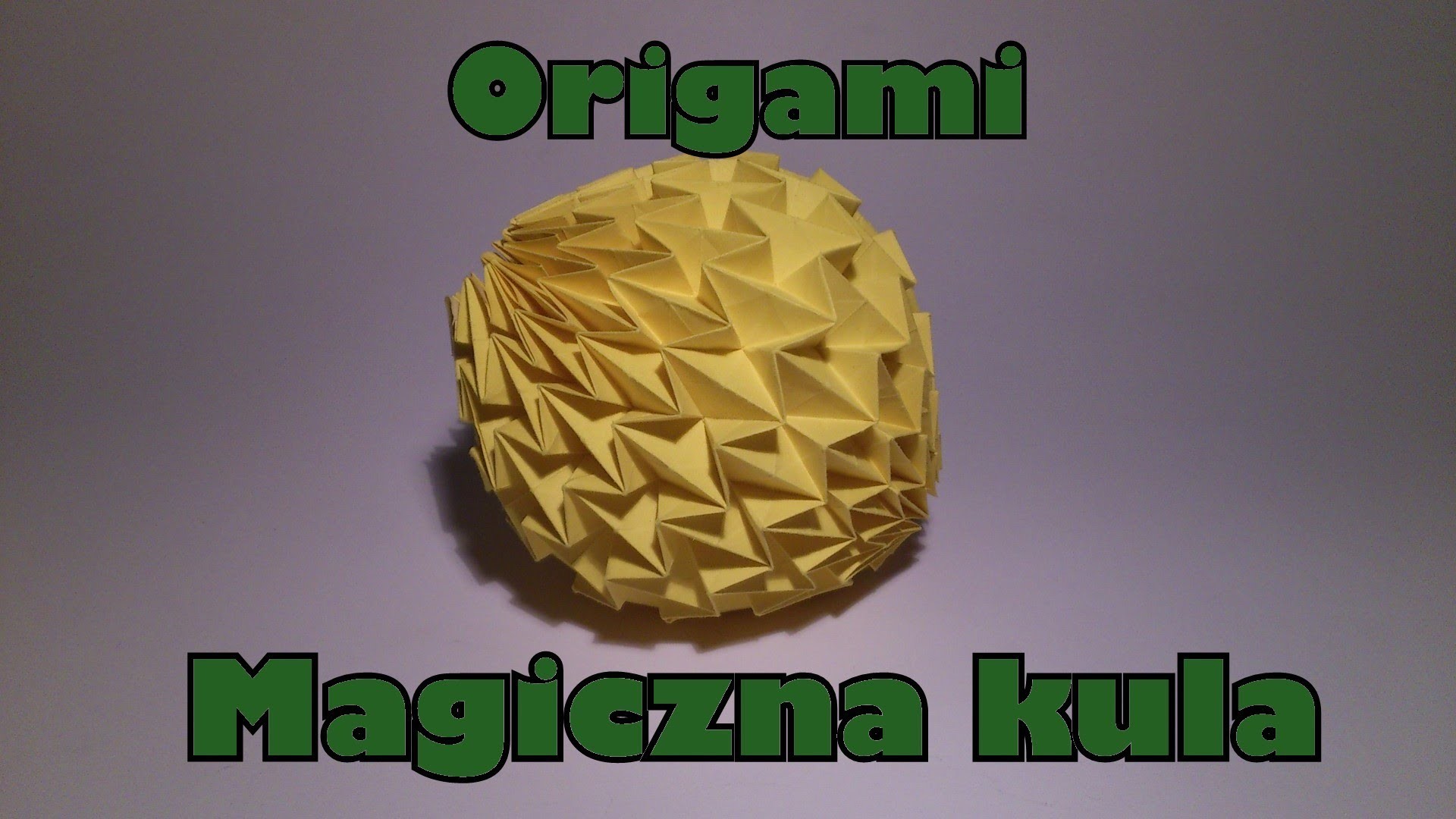Origami - Magiczna kula