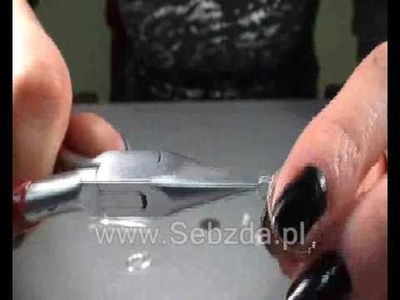 Tworzenie kolczyków srebrnych z blaszkami (www.Sebzda.pl)