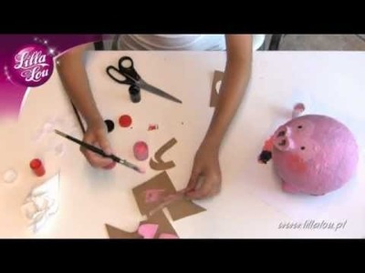 DIY Lilla Lou - Pingwin z paper mache