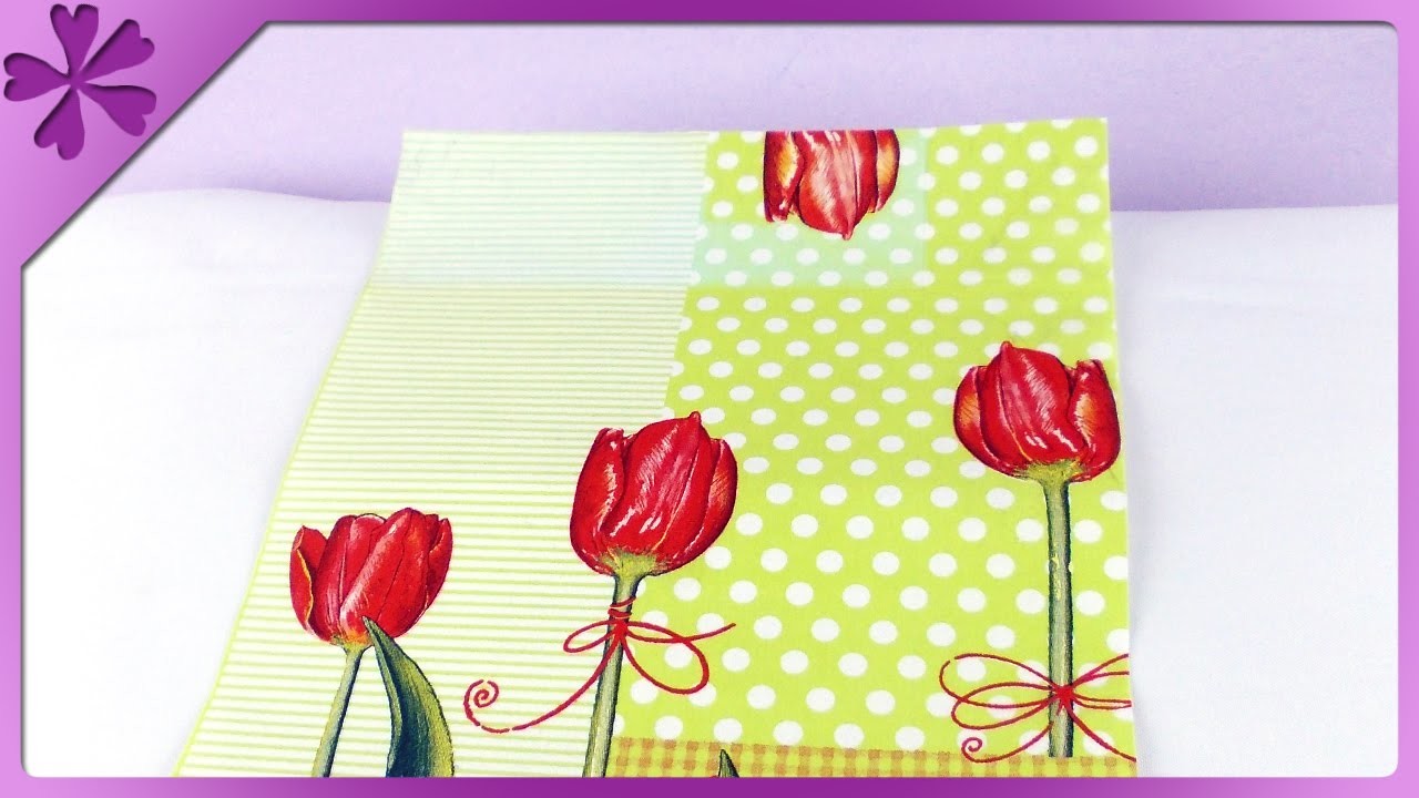 DIY Ozdobny papier z serwetek. Decorative napkin paper (+ENG Subtitles) - Na szybko #98
