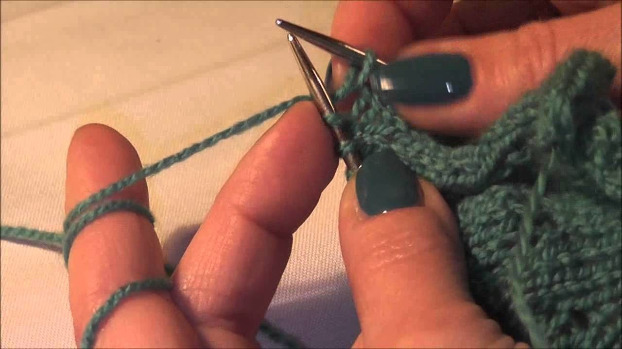Knitting Stricken; Zunehmen von Maschen innerhalb einer Strickreihe
