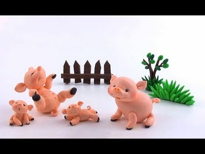 LETS CLAY! Piglet tutorial - polymer clay