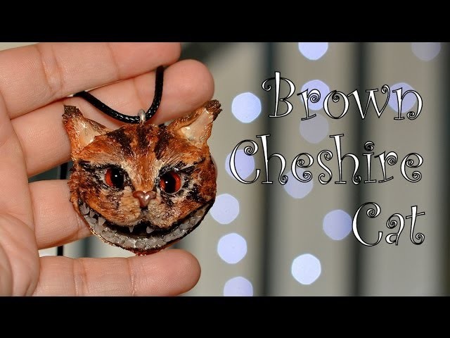 Modelinowy Kot z Cheshire. Polymer clay Cheshire Cat [TUTORIAL]