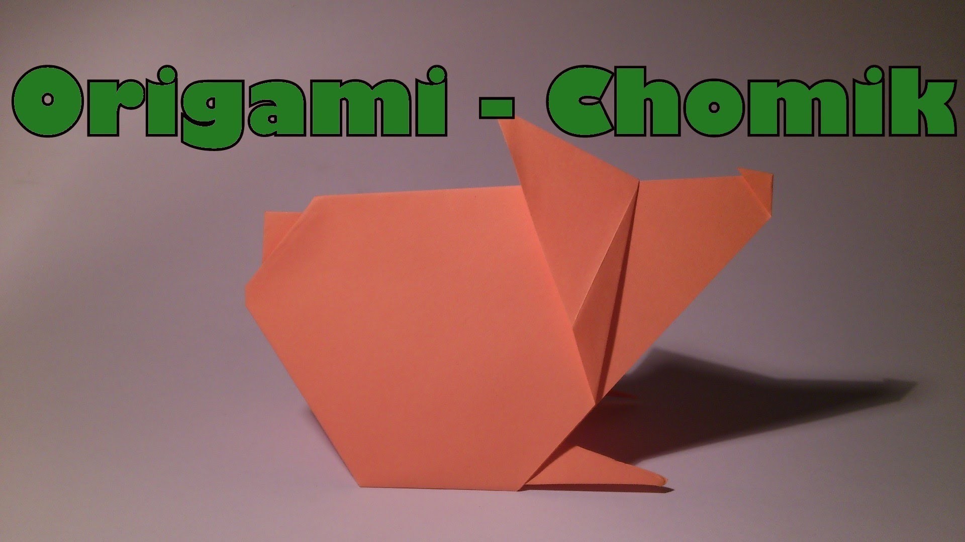 Origami- Chomik