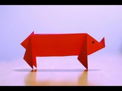 Origami - Jak zrobić świnkę
