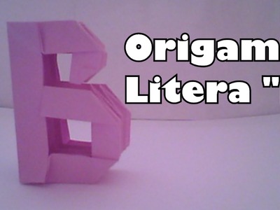 Origami - Litera "B"