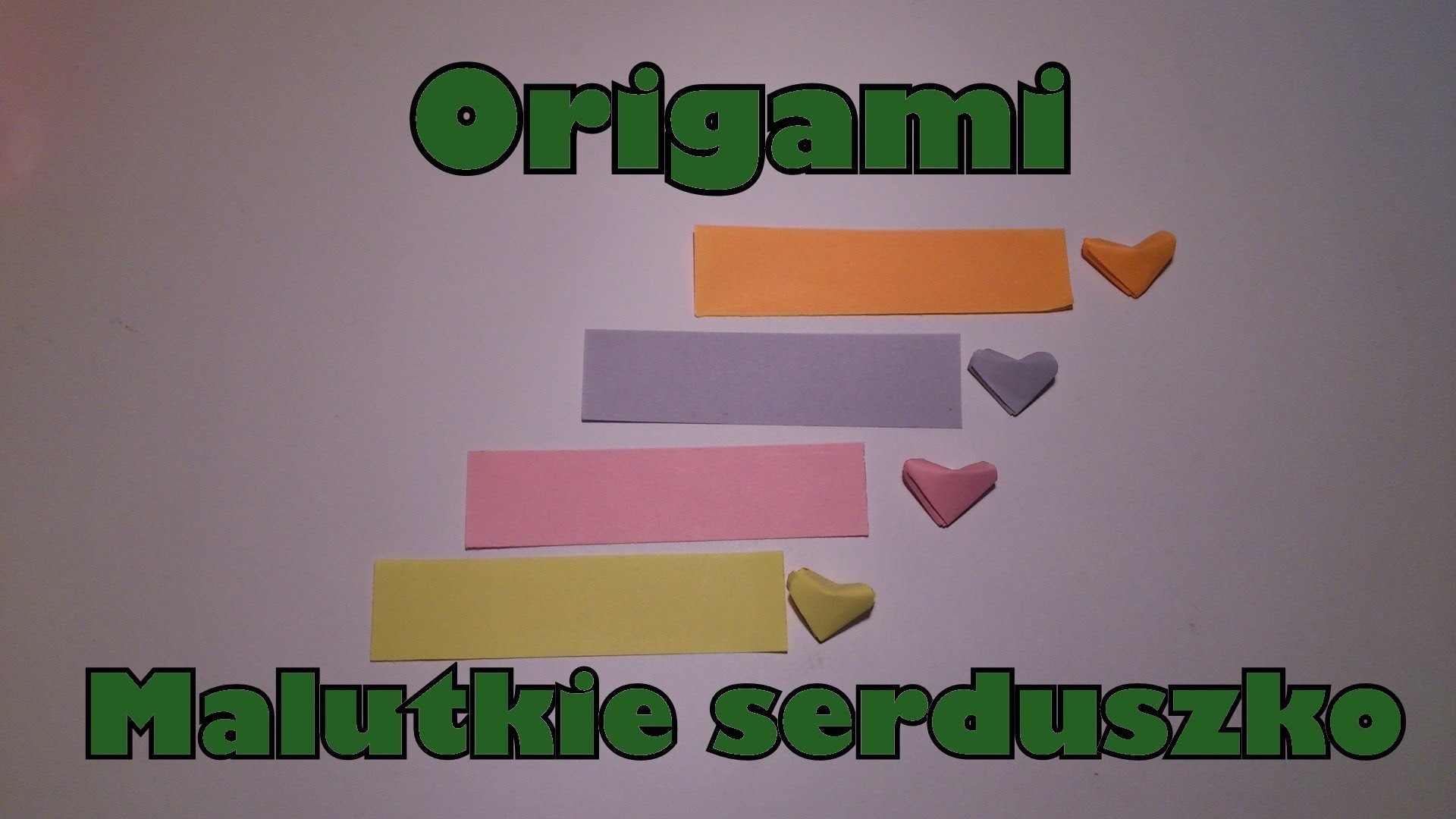 (Origami) - Malutkie serduszko