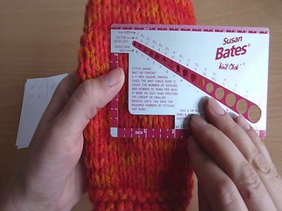 1-20 próbka dzianiny || knitting gauge