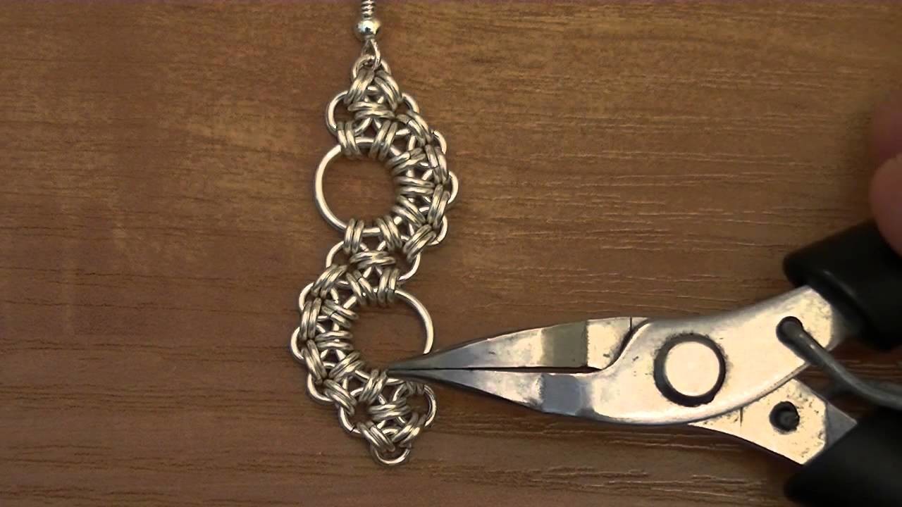 Biżuteria chainmaille cz.5- Jak zrobić kolczyki Zen