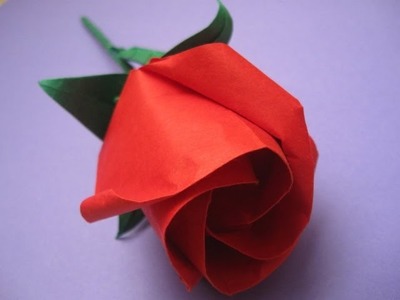 How to make an origami rose. Jak zrobić różę origami