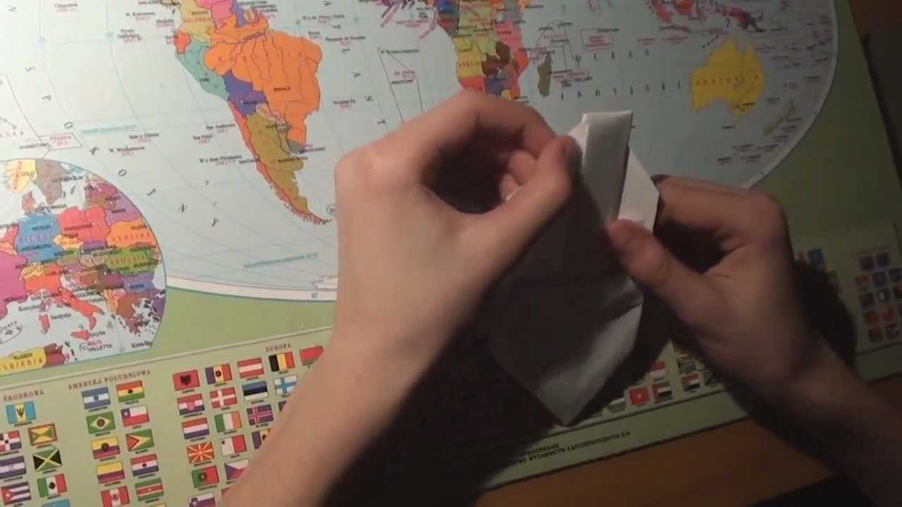 Origami jak zrobić koszyczek wielkanocny:) -How to make an origami Easter basket:)
