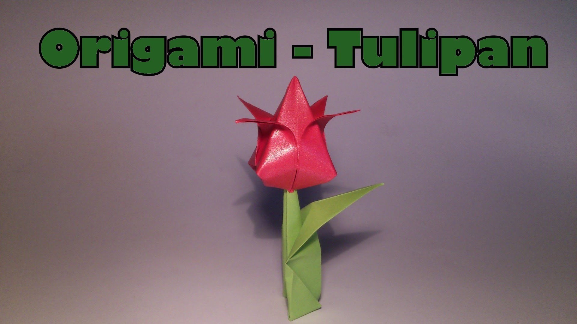 Origami - Tulipan (Chcecie VLOGA?)