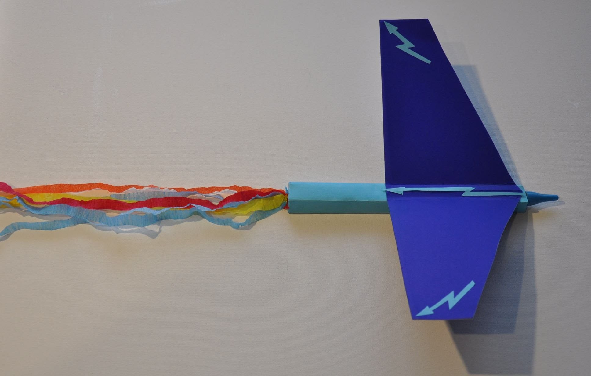 Samolot z papieru styropianu i bibuły # Paper plane DIY