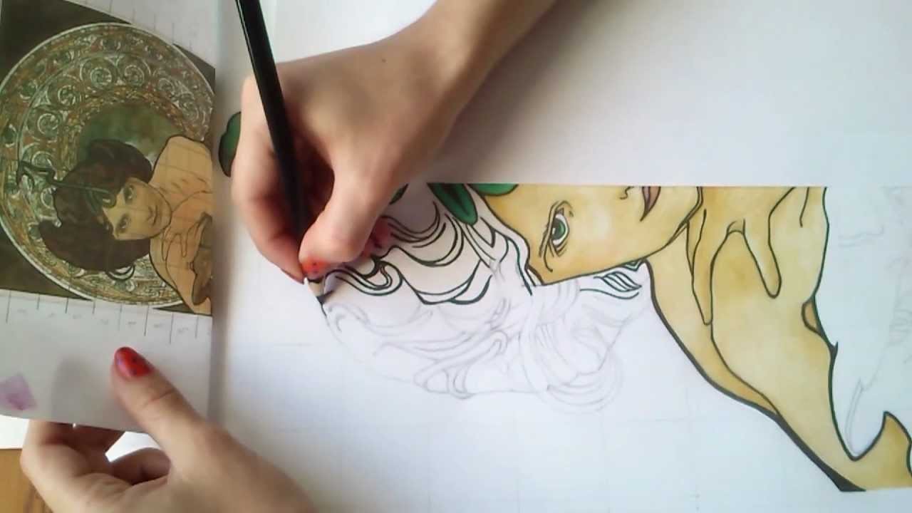 DIY: Dziewczyna Alfonsa 02 art tutorial