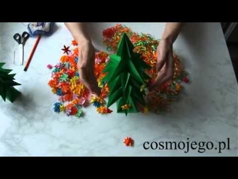 Jak ubierać choinkę origami - ozdoby świąteczne