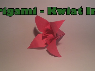 Origami - Kwiat Irys