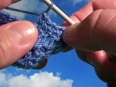 Video kurs szydełkowania PÓŁSŁUPEK - nowa wersja z napisami. How to  single crochet stitch.
