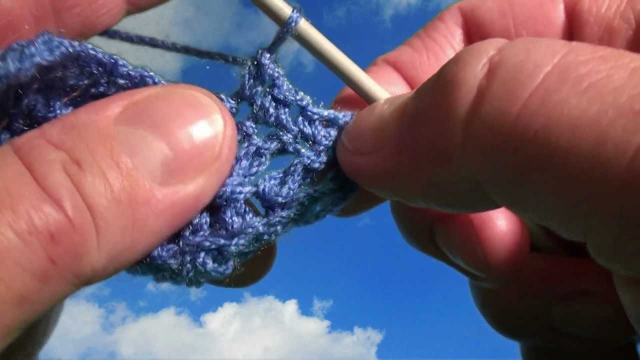 Video kurs szydełkowania PÓŁSŁUPEK - nowa wersja z napisami. How to  single crochet stitch.