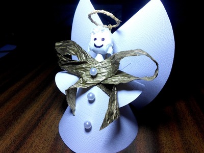 Świąteczny Aniołek z papieru