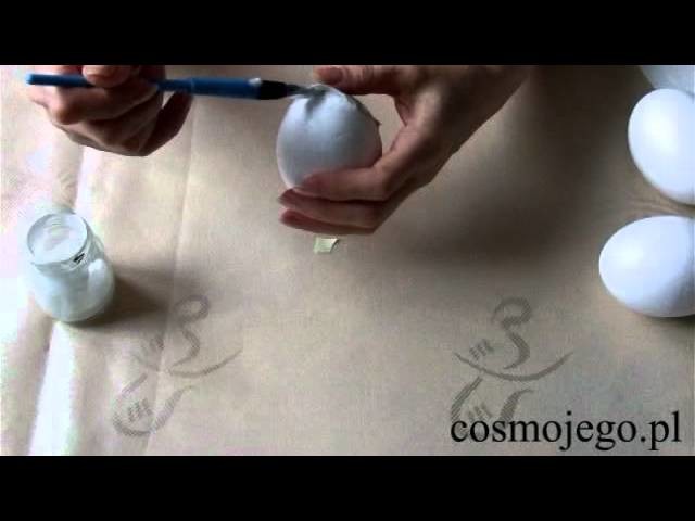 Jak ozdobić styropianowe jajka - ozdoby wielkanocne