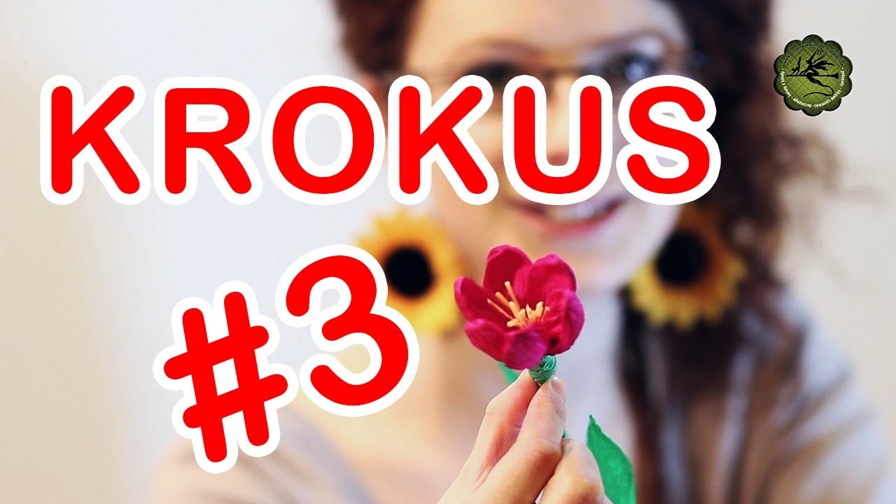 Kwiatki z bibuły #3 - krokus