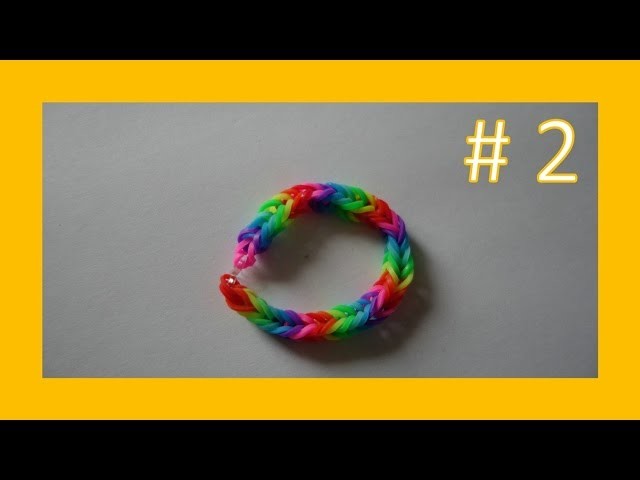 LEKCJA #2 - Gumki Rainbow Loom - MatyldaTV - bransoletki z gumek - tęczowa bransoletka