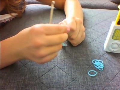 Instrukcja po polsku - Jak zrobić bransoletkę z gumek recepturek na mini krośnie lub palcach