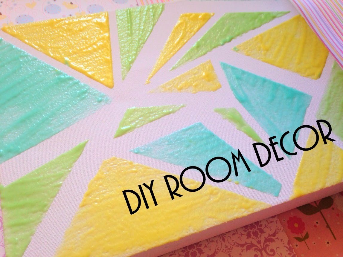DIY room decor - szybki i latwy obraz - tutorial