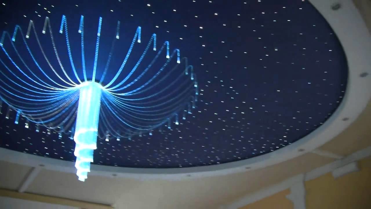Oświetlenie sali weselnej - lampy LED - oświetlenie sufitu - gwiezdziste niebo - mgławice