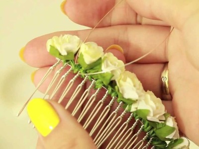 Ślubna ozdoba do włosów - Modowe DIY