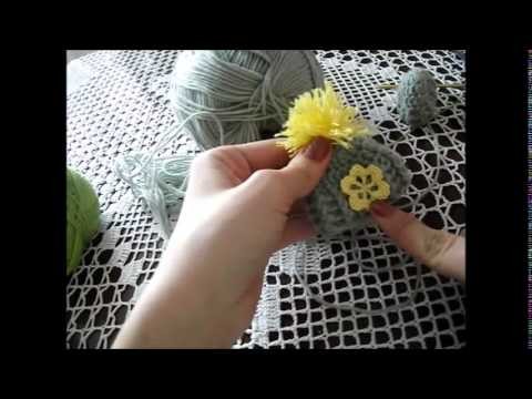 Czapeczka na jajko na szydełku - tutorial