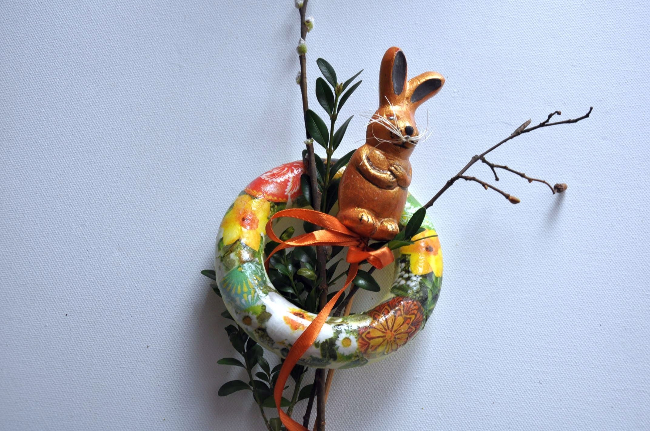Stroik wielkanocny w 10 minut # DIY Easter ornaments