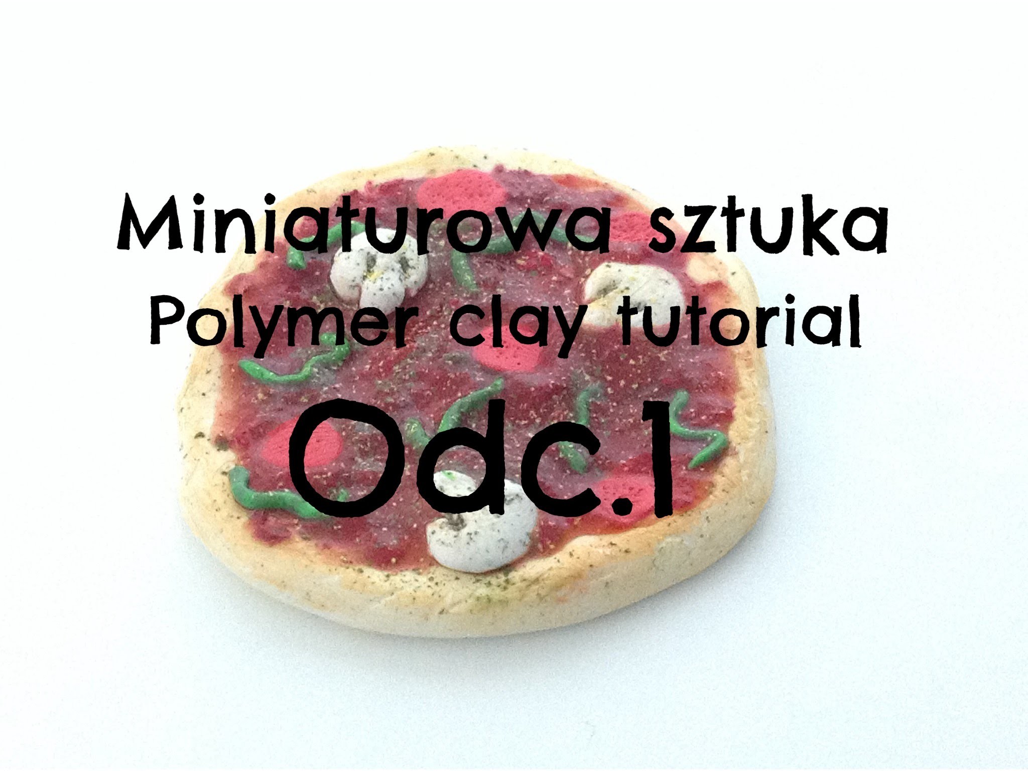 Mini Pizza | Polymer Clay Tutorial | Plastyka