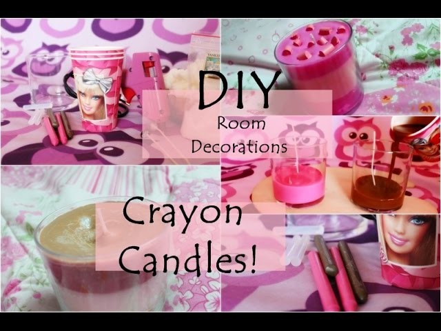 D.I.Y #4  Room Decorations  Crayon Candles!      anna-koper.blogspot.com