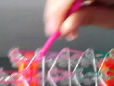Jak zrobic bransoletke kolorowa z gumek