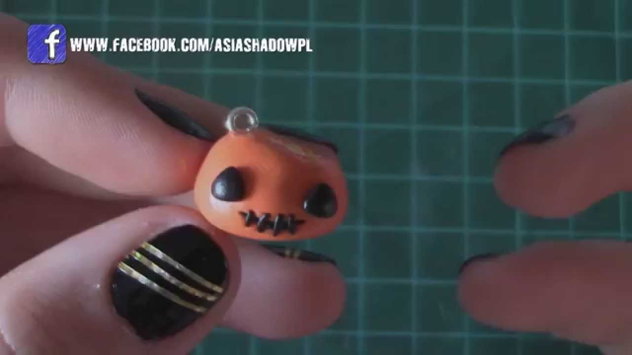 Halloween Cakepop Pumpkin Polymer Clay Tutorial