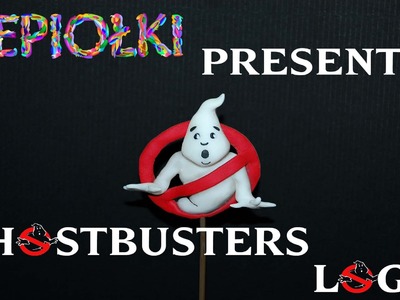 Halloween tutorial: Ghost Busters Logo polymer clay  made hand
