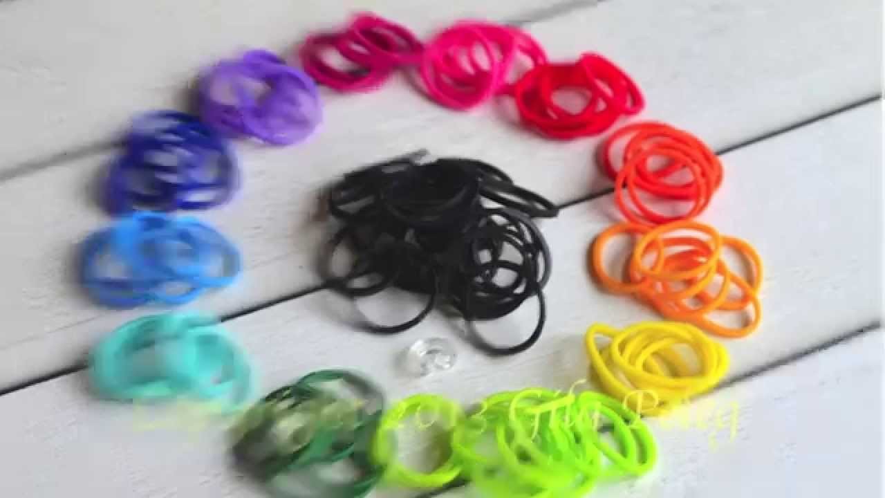 Jak zrobić kolorową bransoletkę na ręke - Rainbow Loom Bands
