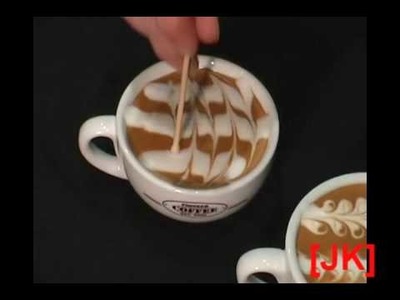 Malowanie na kawie (Painting on a coffee)