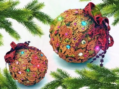 Bombka z makaronu  Christmas ornament DIY