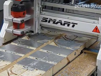 DIY Frezarka CNC "Smart" - praca w aluminium