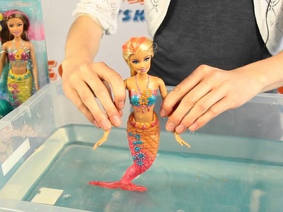 Syrena zmieniająca kolor - Kolorowa Syrenka - Barbie - www.MegaDyskont.pl - sklep z zabawkami