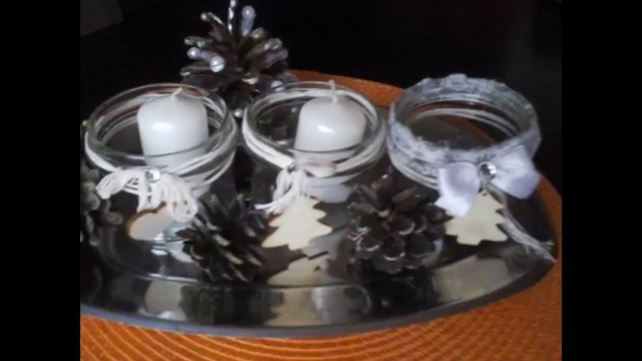 DIY jak zrobić dekoracje na Boże Narodzenie ,świeczniki, ozdoby