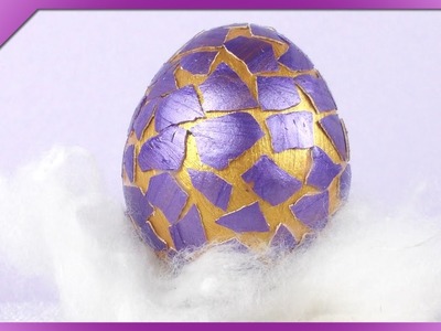 DIY Pisanka ze skorupek. Eggshell Easter Egg (+ENG Annotations) - Na szybko #78