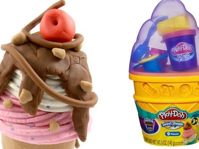 Ice Cream Cone Container Craft Kit. Lodowy Rożek - Play-Doh - MegaDyskont.pl