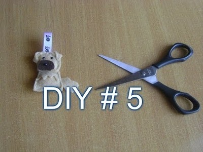 DIY #5 piesek zawieszka z filcu