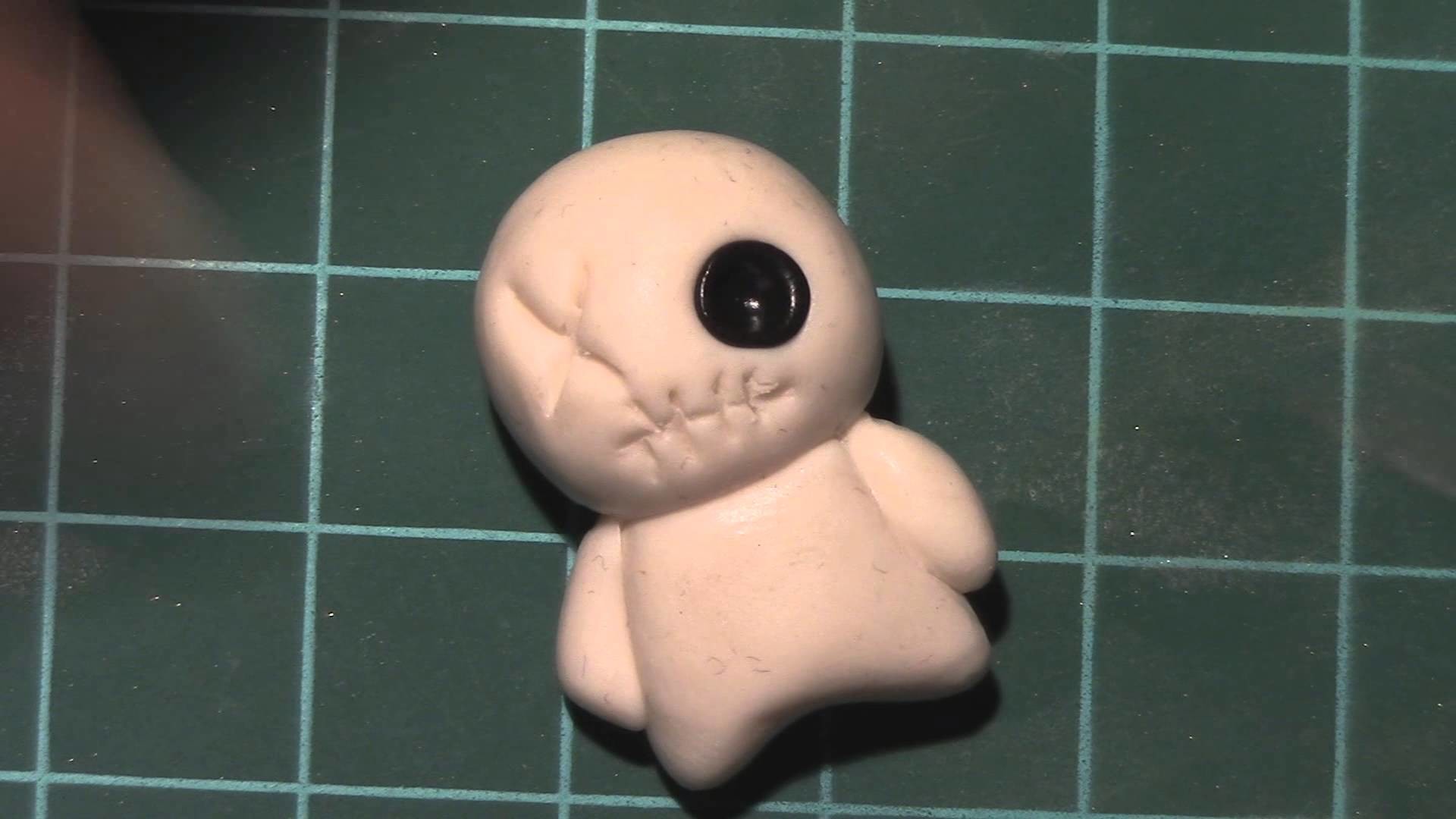 Halloween Voodoo Doll Polymer Clay Tutorial + Bonus na końcu xD