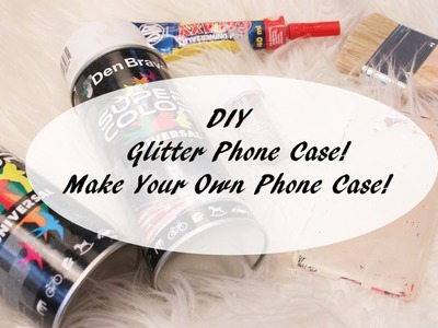 DIY  Glitter Phone Case! | Make Your Own Phone Case! | Cheap & Easy To Make! [AnnaKoper]