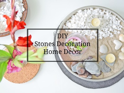DIY - stones decoration - HOME DECOR!  Dekoracje z kamieni. Zrob to sam